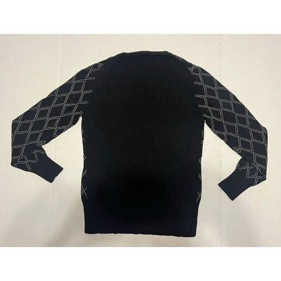 Y2K M - Brooks Brothers Cardigan Sweater Argyle Classic Boyfriend Preppy 90s - Picture 5 of 5